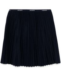 Lacoste - Short Pleated Skirt - Lyst