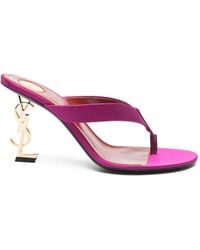 Saint Laurent - Opyum Heeled Sandals - Lyst
