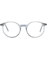 Lunor - Brille Mit Rundem Gestell - Lyst