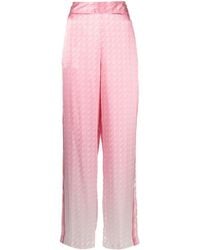 Casablancabrand - Morning City View Silk Trousers - Lyst