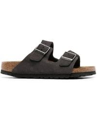Birkenstock - Arizona Leather Buckle-Detail Sandals - Lyst