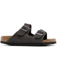 Birkenstock - Arizona Leather Buckle-Detail Sandals - Lyst