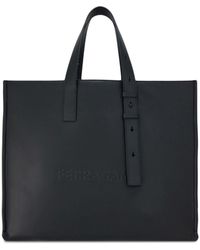Ferragamo - East-west Logo-debossed Leather Tote Bag - Lyst