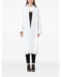 PUCCI - Eyelet-Embellished Oversized Coat - Lyst