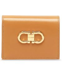 Ferragamo - Portemonnaie Mit Gancini-Schild - Lyst