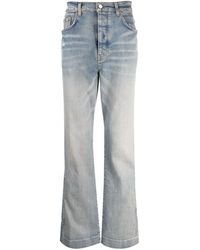 Amiri - Distressed Wide-leg Jeans - Lyst
