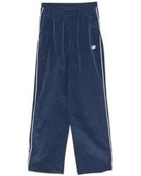 New Balance - Logo-Embroidered Trousers - Lyst