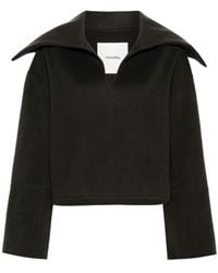 Nanushka - Maxe Spread-Collar Jumper - Lyst
