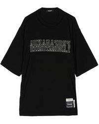 Undercover - T-Shirt mit Slogan-Stickerei - Lyst