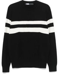KARL LAGERFELD - Karl Monogram-Jacquard Sweater - Lyst
