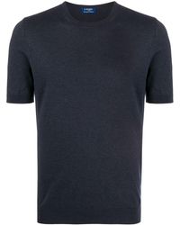 Barba Napoli - Knitted Plain T-shirt - Lyst