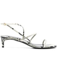 KHAITE - "Loop" Kitten Heel Sandals T. 035 - Lyst