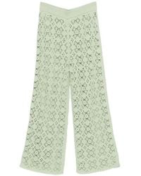 Bompard - Crocheted Elasticated-Waist Trousers - Lyst