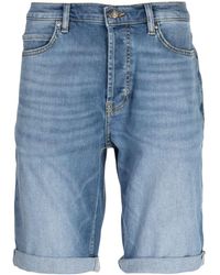 HUGO - Short en jean à coupe fuselée - Lyst