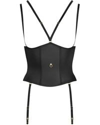 Maison Close - Chambre Noire Porte-Jarretelles Corset - Lyst