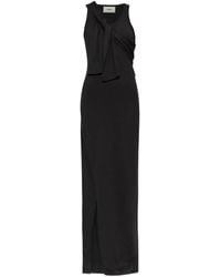 Coperni - Knot-Detail Side-Split Maxi Dress - Lyst