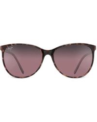 Maui Jim - Ocean Round-Frame Sunglasses - Lyst