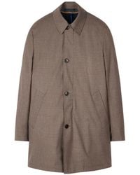 Paul Smith - Button Wool Coat - Lyst