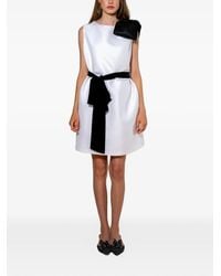 Styland - Bow-Detail Sleeveless Mini Dress - Lyst