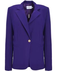SIMONA CORSELLINI - Blazer Met Enkele Rij Knopen - Lyst