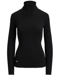 Ralph Lauren - Rib-Knit Turtleneck Sweater - Lyst