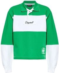 DSquared² - Polo D2 College À Design Colour Block - Lyst