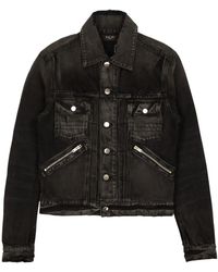 Amiri - Chemist Trucker Jacket Aged Denim Jackets - Lyst