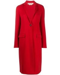 Marni Jas Met Enkele Rij Knopen - Rood