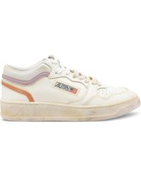 Autry - Med-Way Leather Sneakers - Lyst