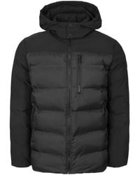 KARL LAGERFELD - Quilted Zip-Up Hooded Jacket - Lyst