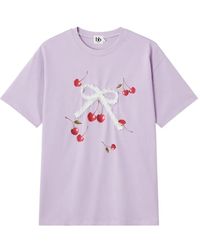 B+ AB - Cherry-Print T-Shirt - Lyst