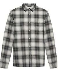 Officine Generale - Checked Cotton Shirt - Lyst