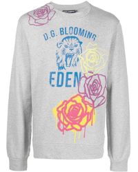 Dolce & Gabbana - Sweatshirt mit grafischem Print - Lyst