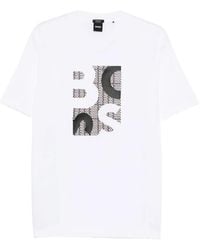 BOSS - Logo Graphic-Print T-Shirt - Lyst