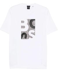 BOSS - Logo Graphic-Print T-Shirt - Lyst
