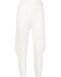 Pleats Please Issey Miyake - Monthly Colors January High-rise Plissé Trousers - Lyst