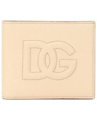 Dolce & Gabbana - Embossed-Logo Bi-Fold Wallet - Lyst