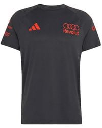 adidas - X Audi X Revolut F1 Team Mechanics Logo-Print T-Shirt - Lyst