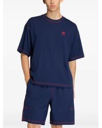 adidas - Logo-Embroidered T-Shirt - Lyst