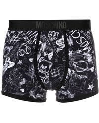 Moschino - Boxer Teddy Bear con stampa - Lyst