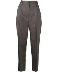 Tory Burch - High-Waisted Tapered Trousers - Lyst