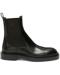 Jil Sander - 30Mm Leather Ankle Boots - Lyst
