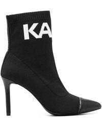 Karl Lagerfeld - Botas Pandara con tacón de 96 mm - Lyst