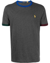RRL - T-shirt en coton à logo brodé - Lyst