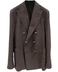 Tagliatore - Double-Breasted Peak-Lapels Jacket - Lyst