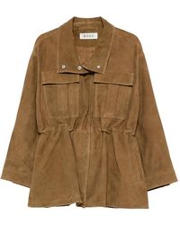 Rohe - Drawstring-Waist High-Neck Jacket - Lyst