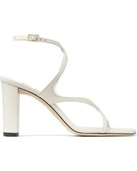 Jimmy Choo - Azie 85Mm Leather Sandals - Lyst