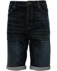 HUGO - Short en jean à coupe fuselée - Lyst