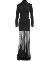 V:PM ATELIER - Vestido largo Cami con cuello alto - Lyst