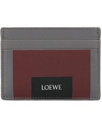 Loewe - Colour-Block Leather Cardholder - Lyst